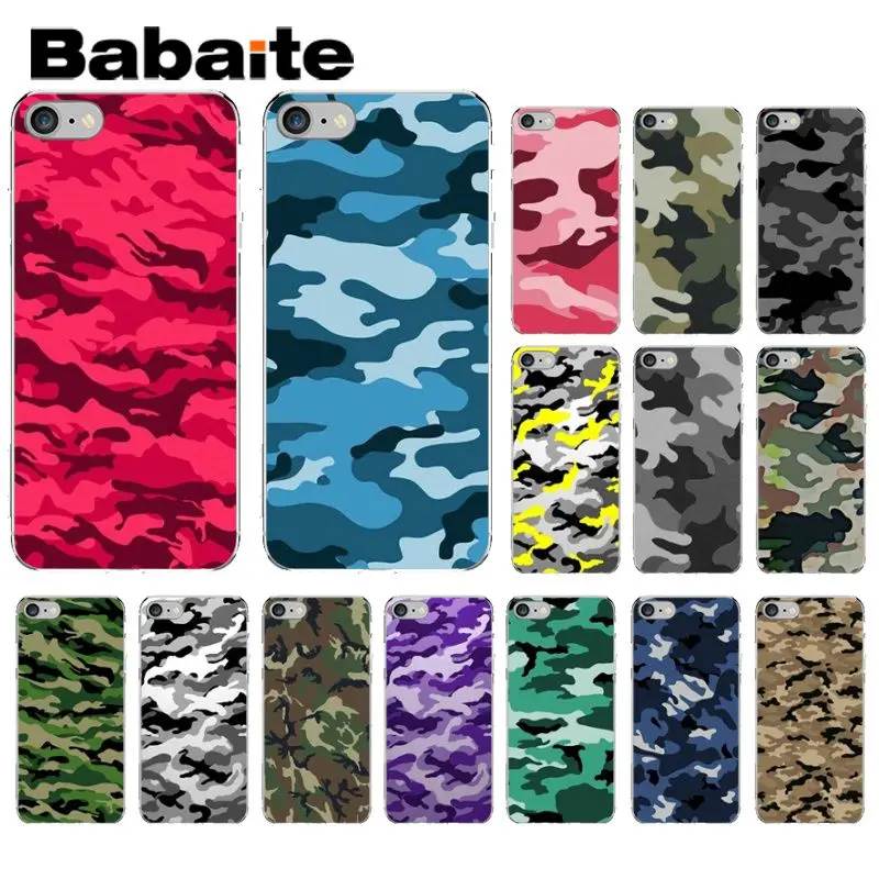 Чехол для телефона Babaite камуфляжный военный армейский Apple iPhone 8 7 6 6S Plus X XS MAX 5 5S SE XR |