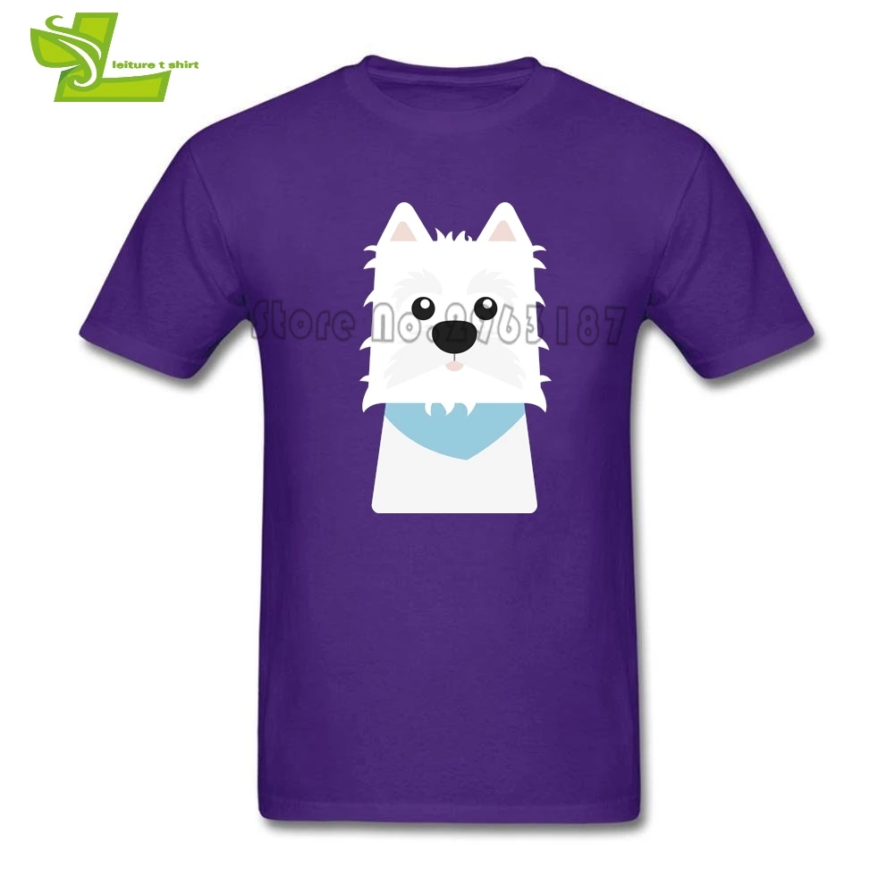 Футболка для мальчиков White West Highland Terrier новинка Уникальные футболки парней