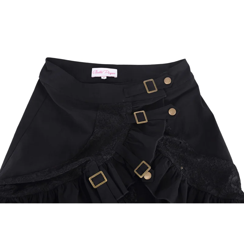 Винтаж Женщин Стимпанк Готический Одежда Цыганский Хиппи Faldas Высокой Эластичный