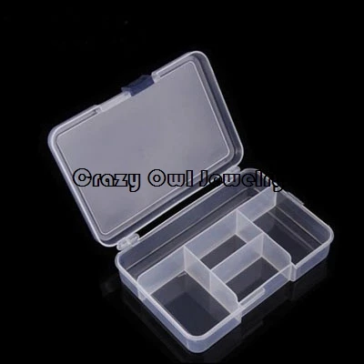 2pc/lot 5 Slots Plastic DIY Hanging Adjustable Jewelry Organizer And Packaging Storage Hanger Tool Beads Box Accessories Y1424 | Украшения