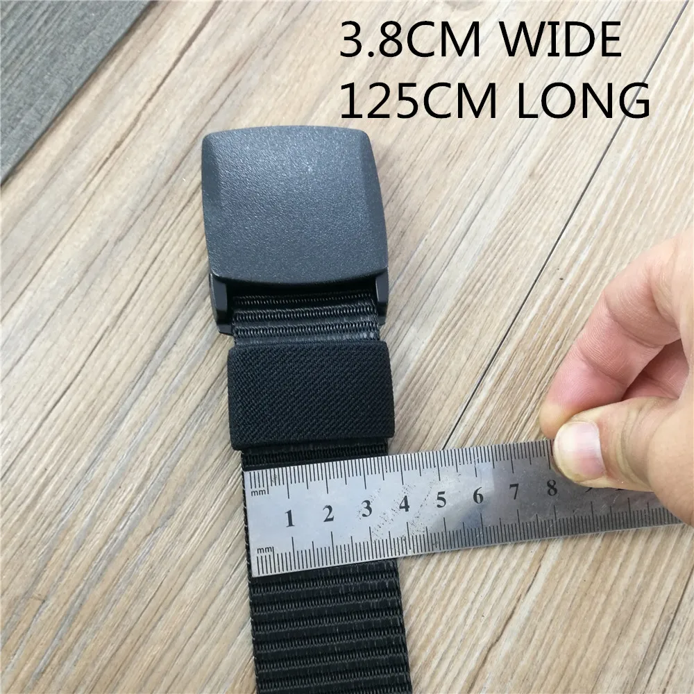 2016123 unisex travel Prevent allergy non metal polyformaldehyde belt no need airport take off Strap REAL nylon |