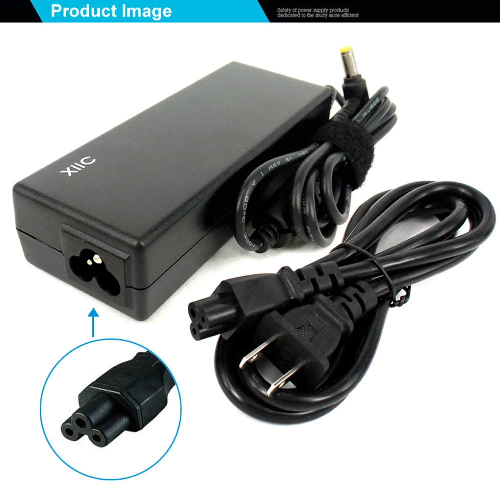 XiiC 19,5 V 4.7A AC зарядное устройство для ноутбука адаптер для sony VAIO PCG VGP VGN VGA VPC lcd tv Series 90 Вт 6,5*4,4 мм с кабелем питания