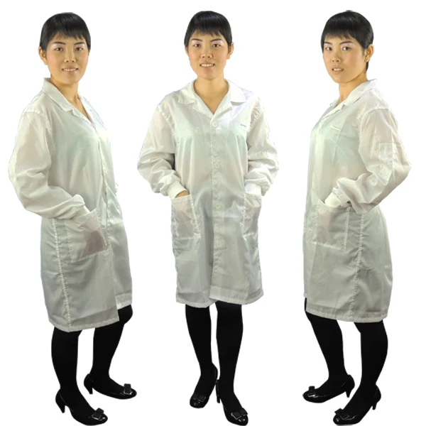 

CR0108-1 3/4 ESD Female Cotton Smock