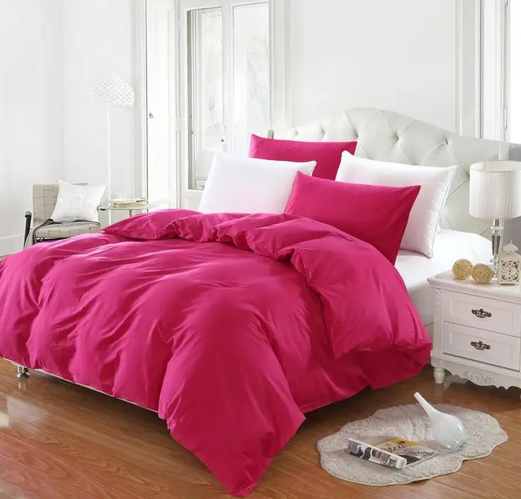 Однотонное хлопковое двойное Полноразмерное одеяло королевского размера