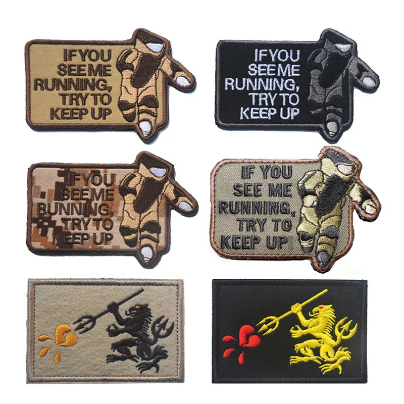 Военно морской флот США Печать Morale патч 10*7 см Американская армейская тактическая