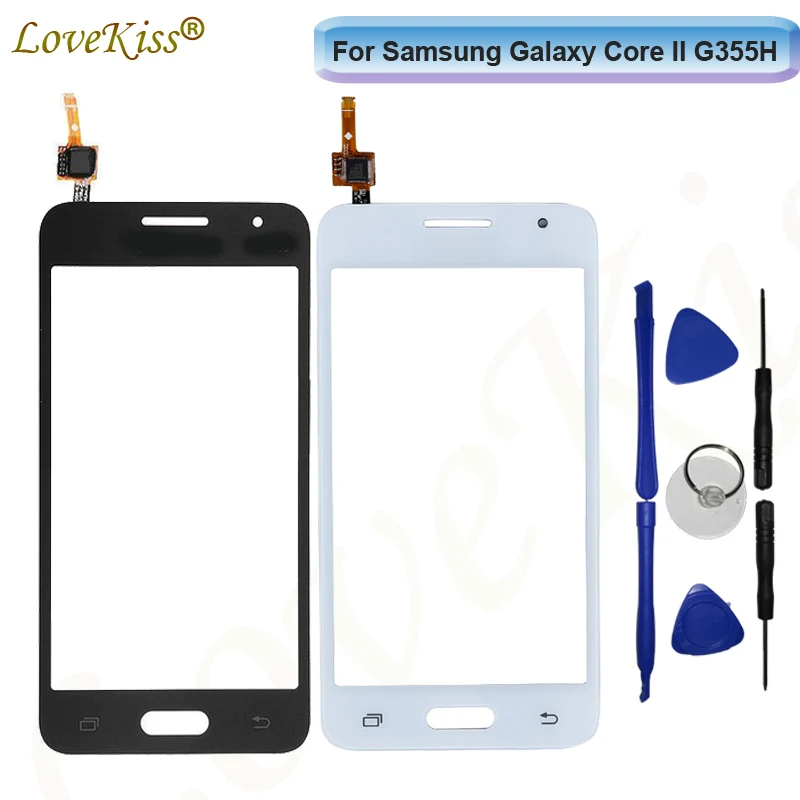 Передняя панель для Samsung Galaxy Core 2 II G355 G355H Core2 SM сенсорный экран сенсор ЖК дисплей