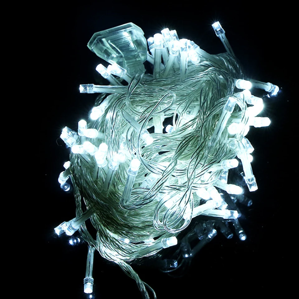 

Outdoor String Lights 3M 10M 20M 30M 50M 100M Led Garland String Fairy Light 8 Mode Christmas tree Holiday Wedding Party decroat