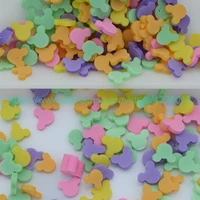 65g 5mm beauty cute mouse head shaped polymer clay for filler for diy supplies candy fake cake dessert mud particles
