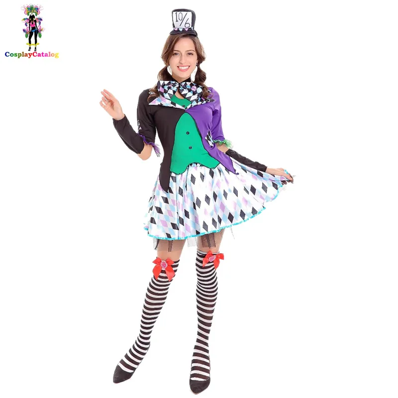 

Plus Size French Maid Costume For Women Fashion Sexy Poker Dress Halloween Alice in Wonderland Cosplay Party Fancy Costumes