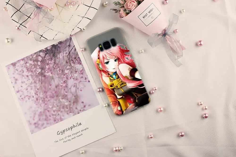 Японский мультфильм аниме Kawaii для девочек Мягкая обложка Samsung Galaxy S7 край S8 S9 S10 S11