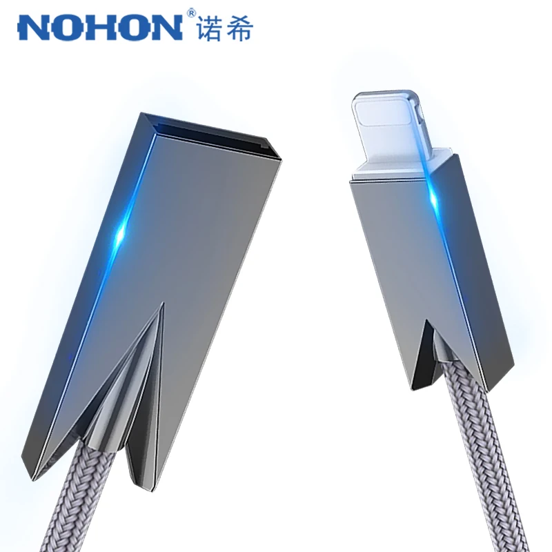 NOHON Быстрая зарядка кабель освещение зарядный Шнур для Apple iPhone X 8 7 6 S плюс XS MAX iOS 9 10