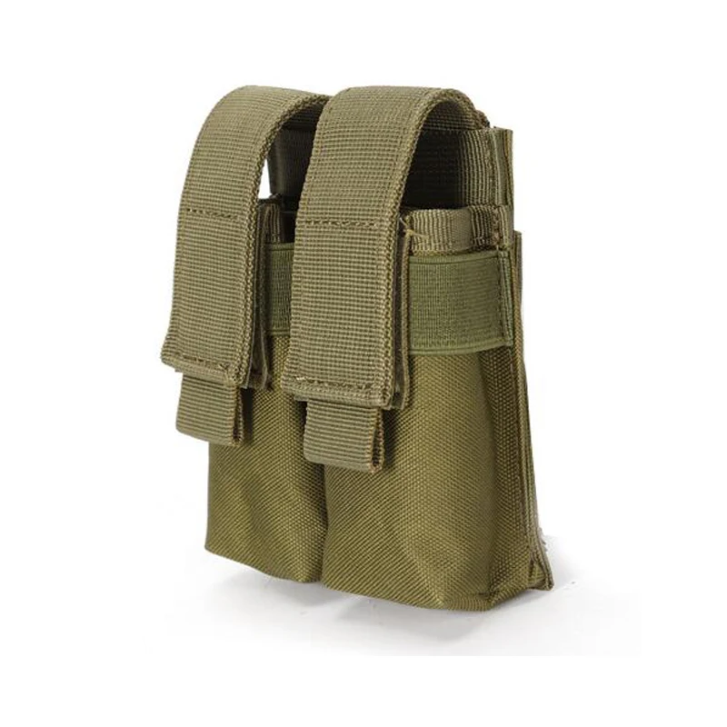 

Tactical Vest Accessory Bag Outdoor Airsoft Paintball Gear Pistol Nylon Double Magazine Pouch 3 Colors