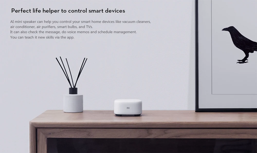 Xiaomi mi AI динамик mi ni 2,4G Wifi Голосовая умная Колонка Портативная колонка Bluetooth 4,1 с mi c для мобильного телефона