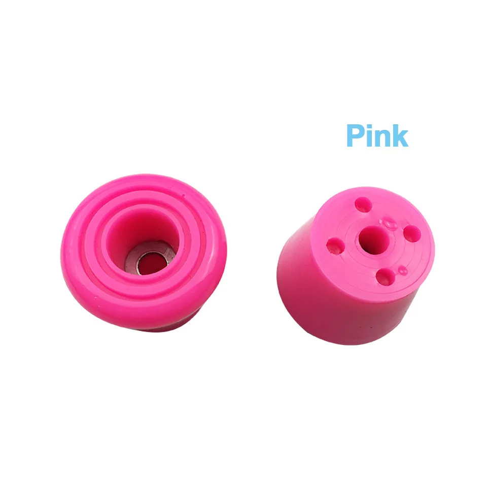 pink Красный белый тормоз традиционные двойные роликовые коньки тормоза для роликовой обуви роликовые коньки одежда штук IB84 - Цвет: pink