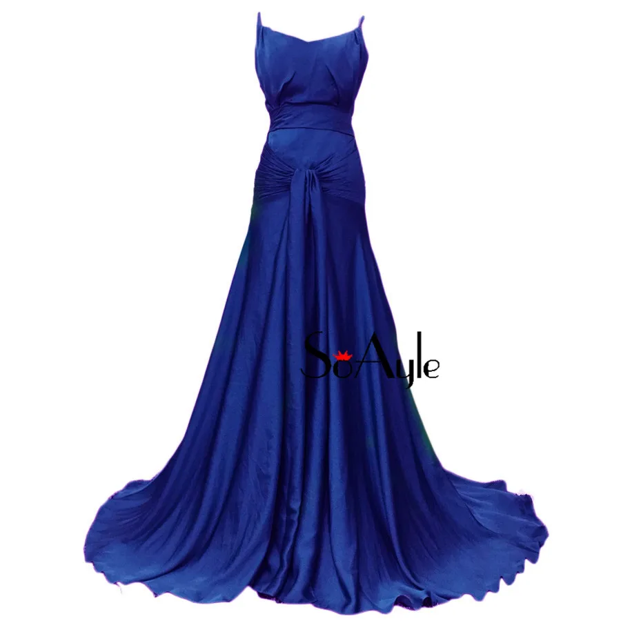 Женское шифоновое вечернее платье SoAyle ТРАПЕЦИЕВИДНОЕ зеленое шелковое на