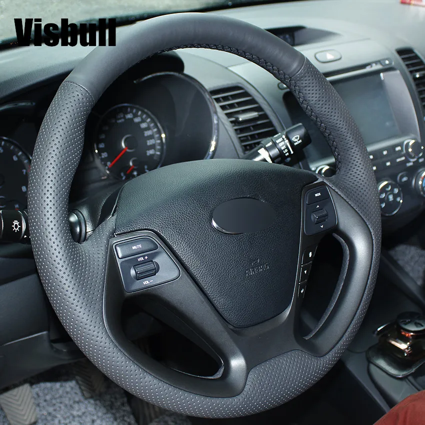Visbull Black из искусственной кожи V1054 для Kia K3 2013 K2 Rio 2015 2016 Ceed Cee ɽ 2014 Cerato 2013-2015 |