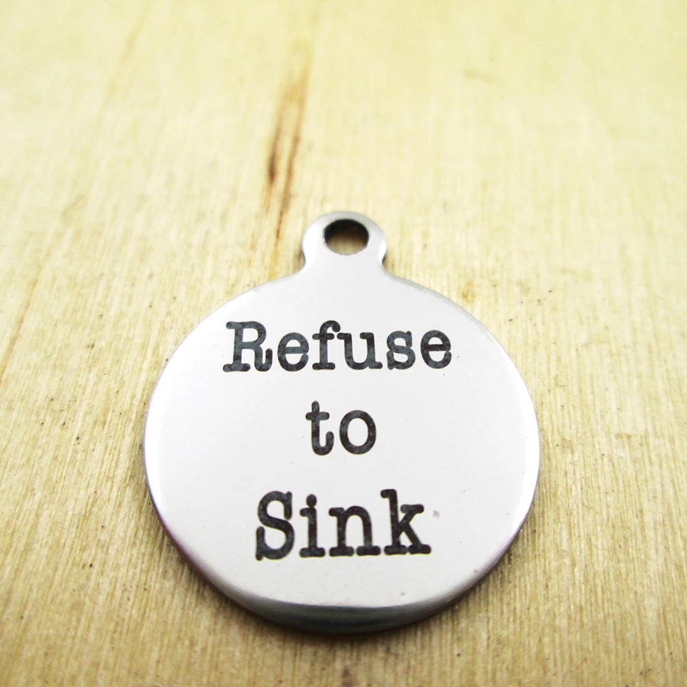 

Подвески из нержавеющей стали с лазерной гравировкой «сделай сам», 10 шт./лот