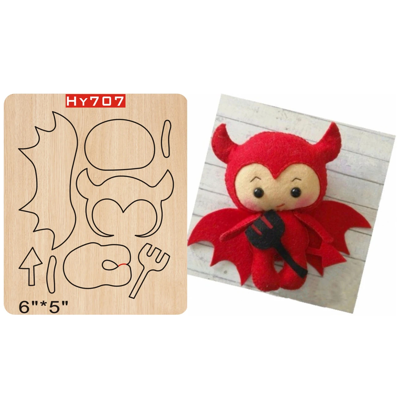 

Little devil cutting dies 2019 new die cut &wooden dies Suitable for common die cutting machines on the market