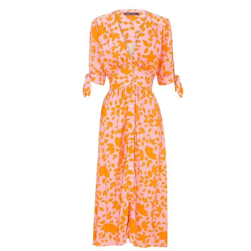 Богемное летнее женское платье 2019 повседневные Элегантные платья для женщин