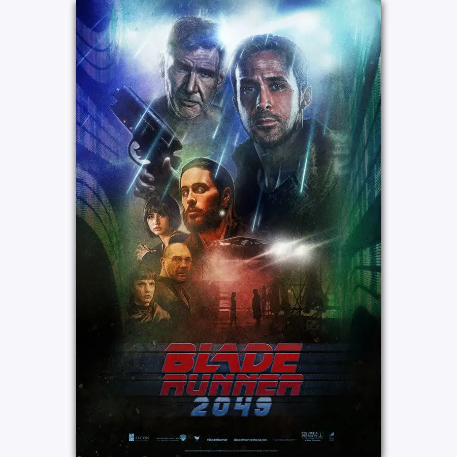 Blade Runner 2049 Прохладный коллекционное 2017 2-шелковое искусство постер на стену