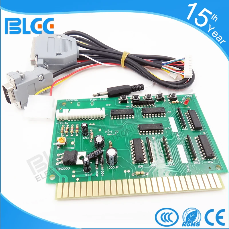 1 шт., шт в jamma Конвертер доска(маленькая доска)/PC2JAMMA/pc игра в аркадный аппарат, печатная плата