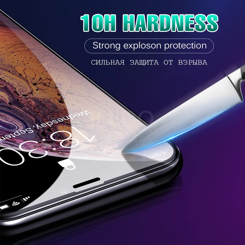 20D полноэкранная Защитная стеклянная пленка на IPhone 7 6 6s 8 Plus закаленное стекло для
