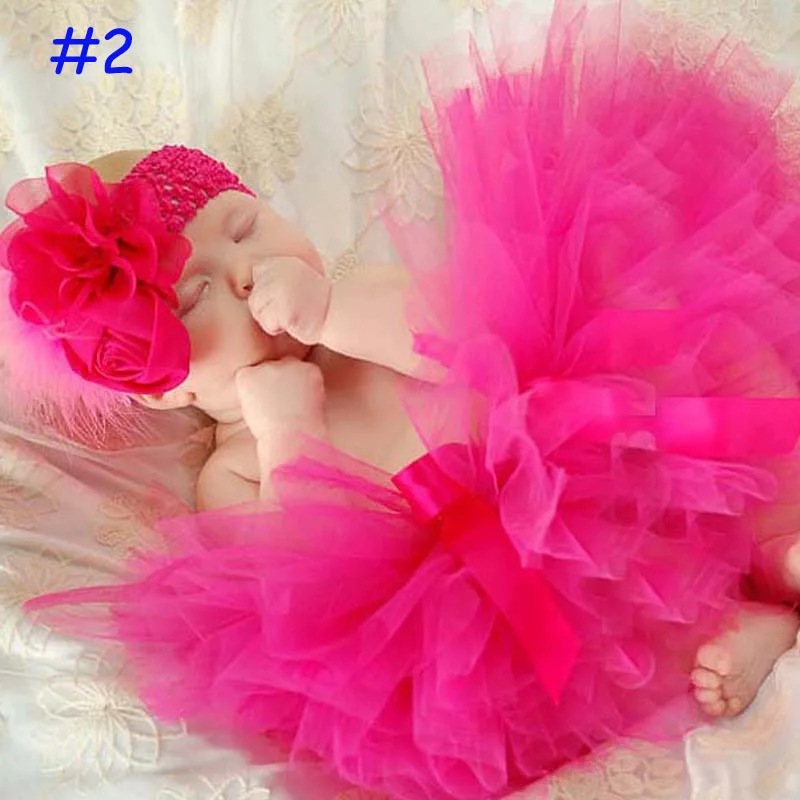 Детская юбка пачка с подходящими цветами повязка на голову реквизит для