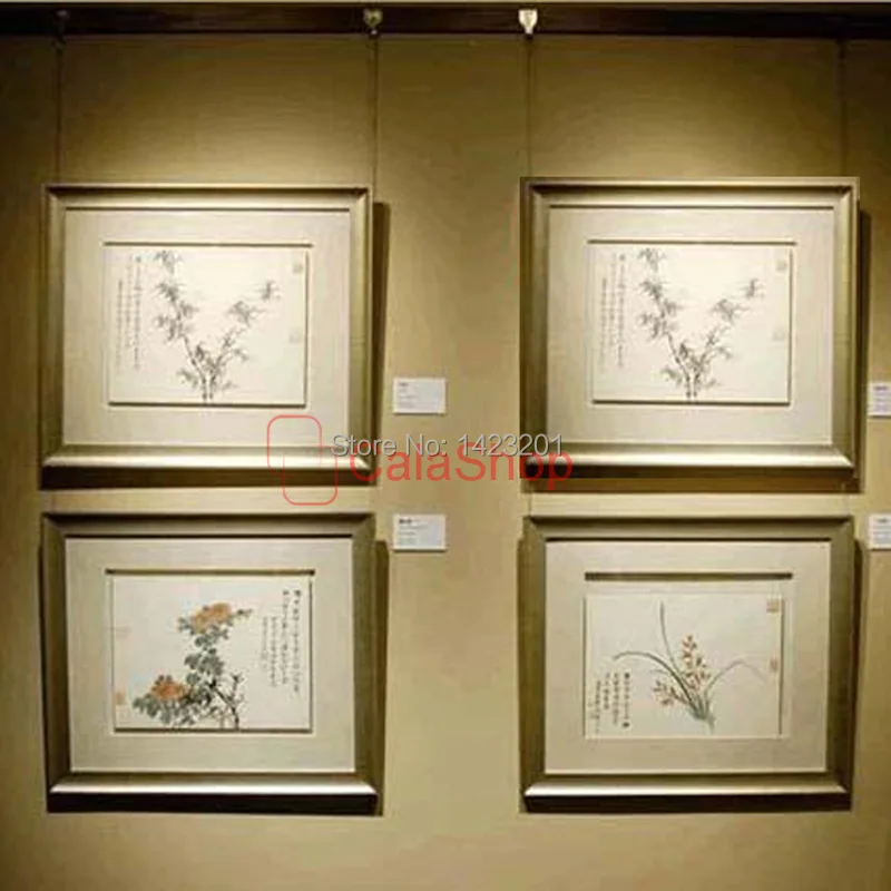 2 шт./лот металлические рамы вешалка крючок изображение провод кабель с подвесной