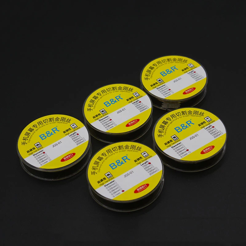 Фото SAYTL 0.04 0.05 0.06 0.08 0.1MM Cutting Line LCD Screen Separation Diamond Wire Mobile Phone Repair Tools №2