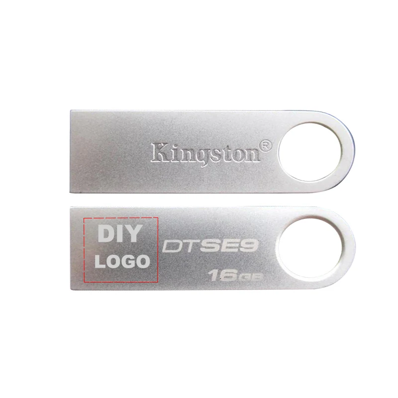 Usb флеш накопитель Kingston 16 ГБ 32 цифровой SE9 USB 2 0 металлическая флешка настраиваемый