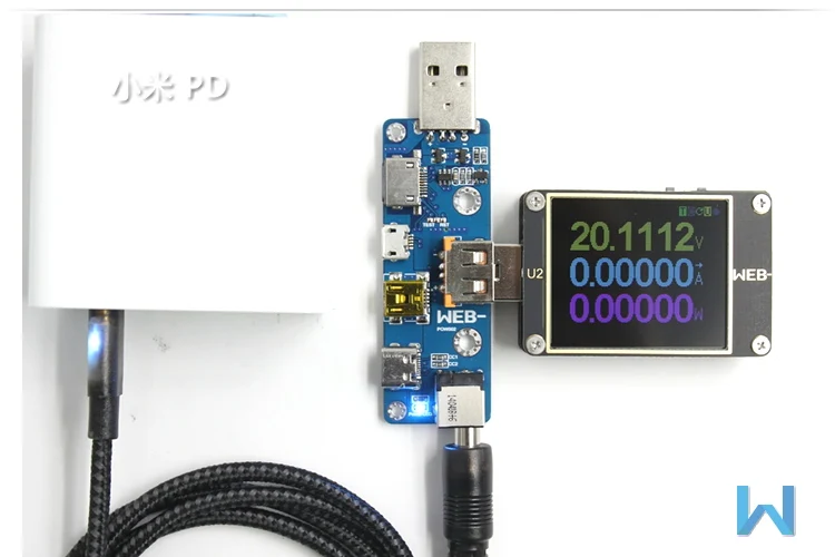 WEB-PDC001 PD линия обмана Программируемый USB обновленный детектор PD2.03.0 триггер QC4+ озвучка
