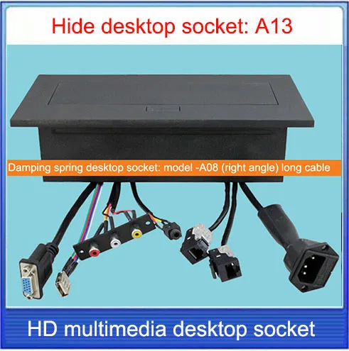 Настольная розетка/Скрытая/VGA аудиоразъем 3 5 HDMI USB сеть информационный блок RJ45 для