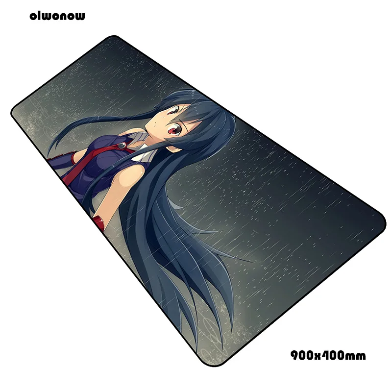 size900x400x2mm Akame ga kill коврик для мыши геймер ноутбук 90x40 см notbook коврик для мыши игровой коврик для мыши эргономичный коврик для мыши ПК стол коврик для мыши - Цвет: size900x400x2mm