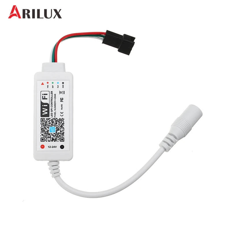 ARILUX AL-LC12 2048 пикселей WIFI Smart Alexa контроллер Led Волшебная полоса для WS2811 светодиодная