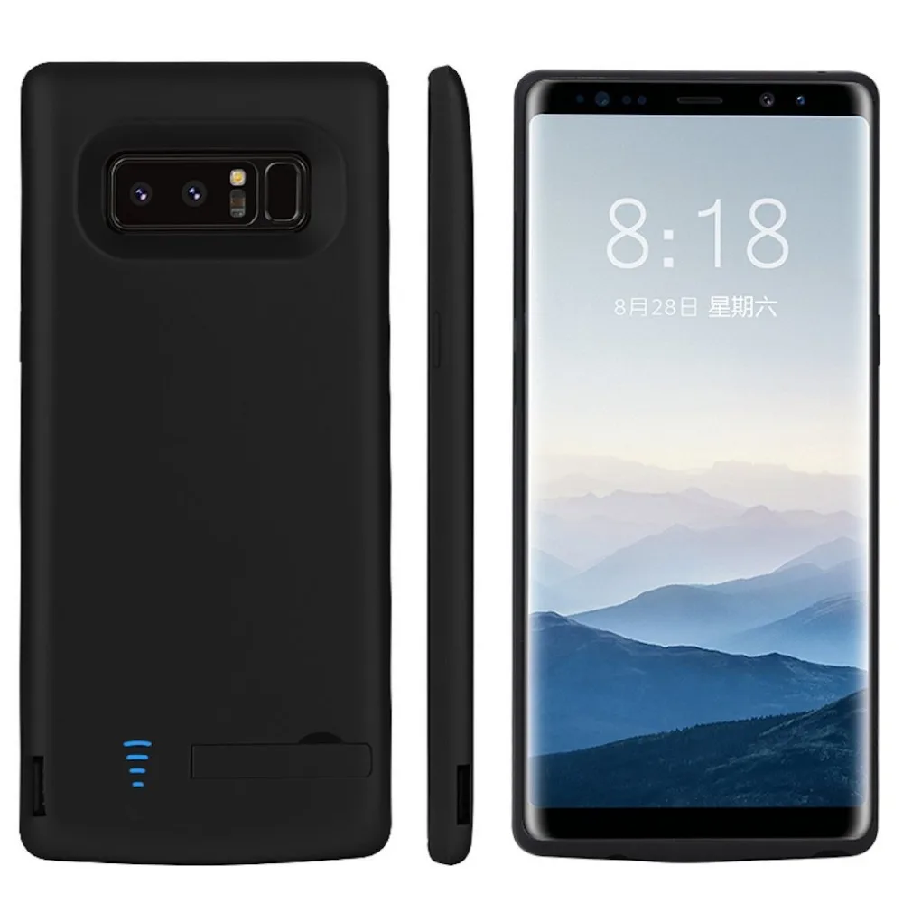 Power Bank Galaxy Note 8 чехол для аккумулятора 6500 мАч перезаряжаемый Расширенный