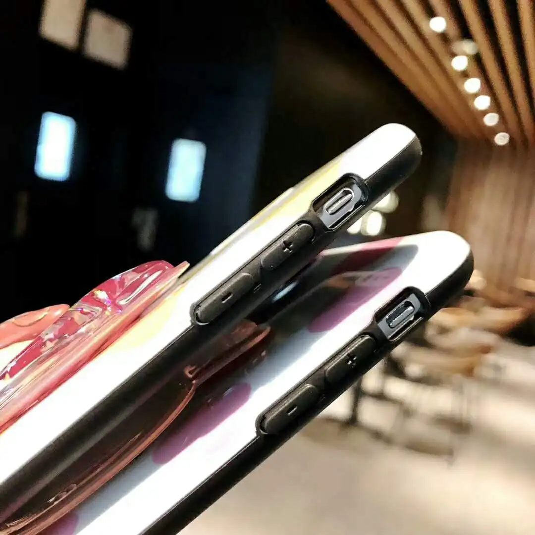 Модный мягкий силиконовый чехол для iPhone X XR XS Max 6 6s 7 8 Plus с жидкими звездами |