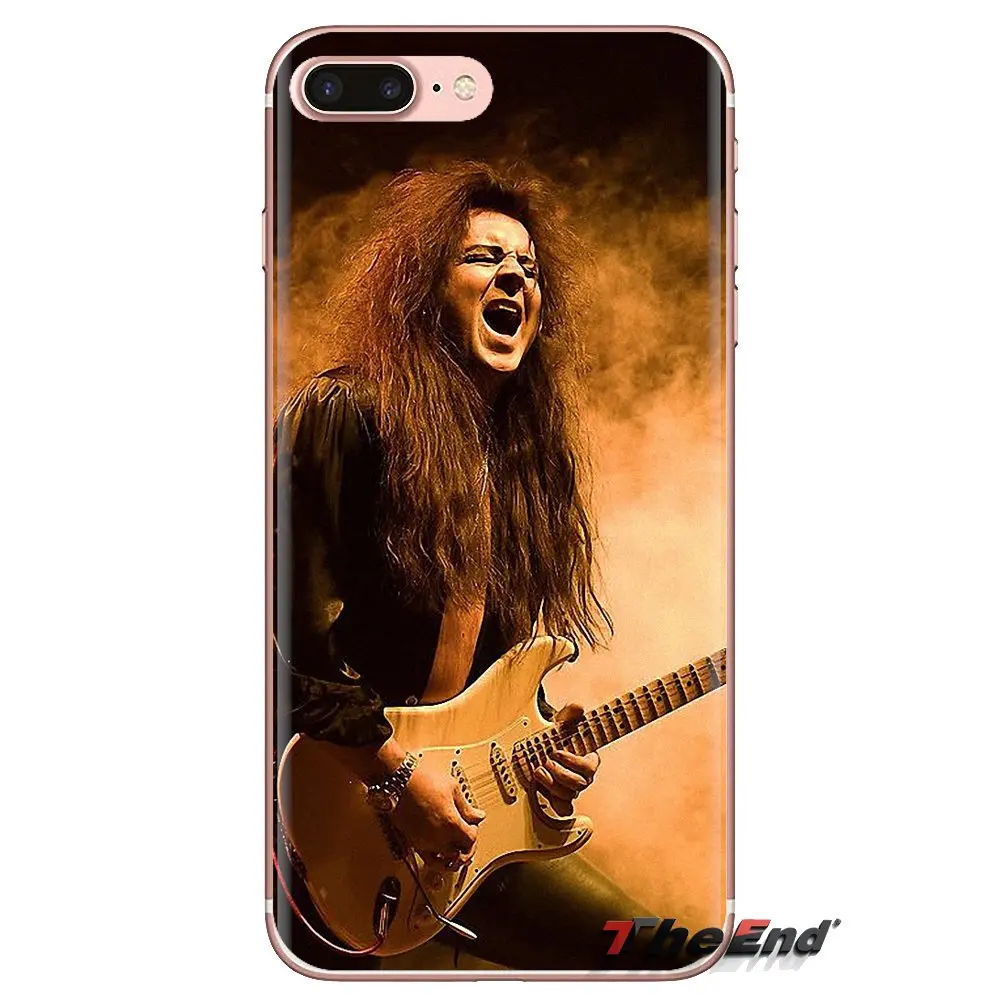 For iPod Touch Apple iPhone 4 4S 5 5S SE 5C 6 6S 7 8 X XR XS Plus MAX Yngwie Malmsteen Sexy Men guitar Silicone Phone Skin Cover |