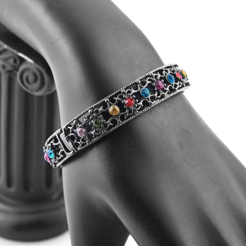 Браслет для Женщин Год Сбора Винограда Способа Себе Ювелирные Изделия Кристалл