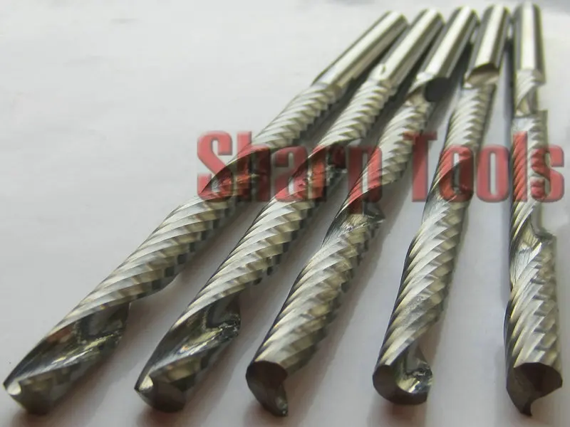 Набор инструментов для резки с ЧПУ удлиненный 6*72 мм Одна Флейта спиральные фрезы