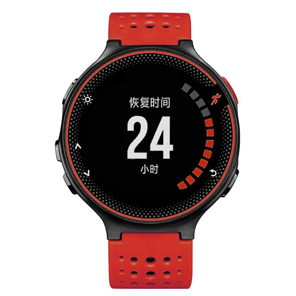 Ремешок силиконовый для смарт-часов Garmin Forerunner 220/230/235/620/630 | Наручные часы