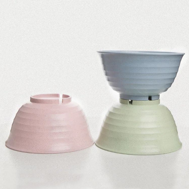 Небьющиеся большие зерновые миски пшеничная соломенная волокнистая легкая