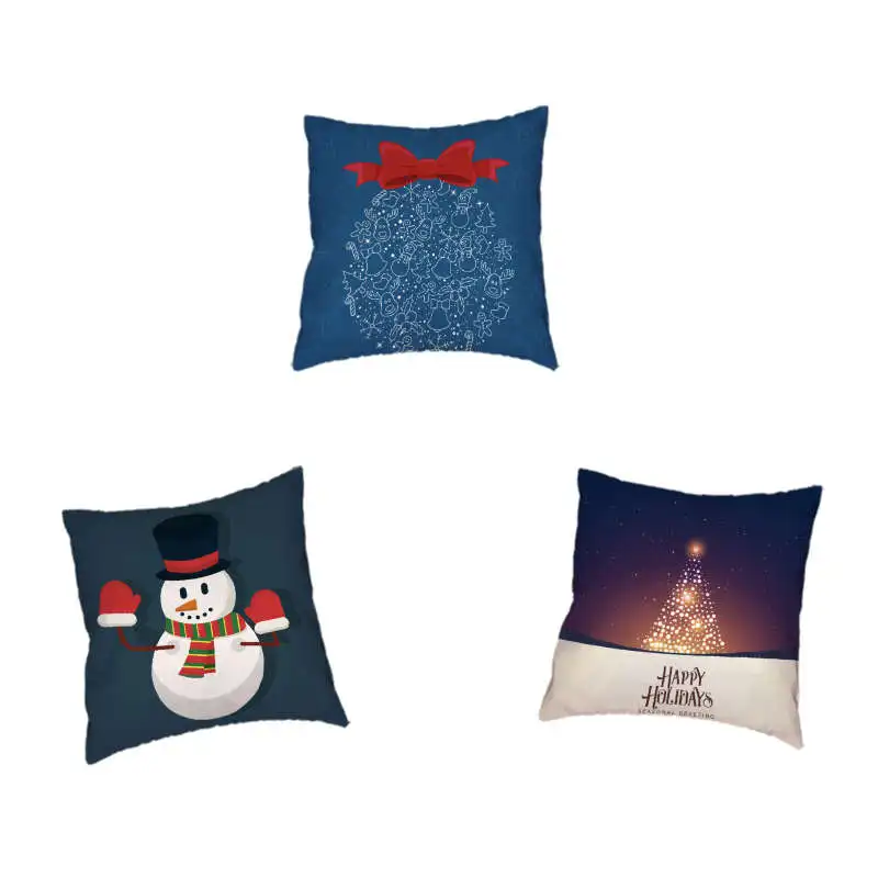 Рождественский подарок на праздник украшение для автомобильного дивана 45х45см