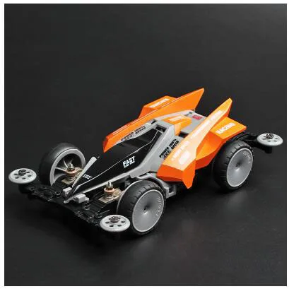 Falcon orange Yang Kai мини 4WD модель автомобиля с MA шасси двойной вал двигателя темная лошадь/Аватар/тире метеоры/скорость молния YANGKAI - Цвет: Falcon orange