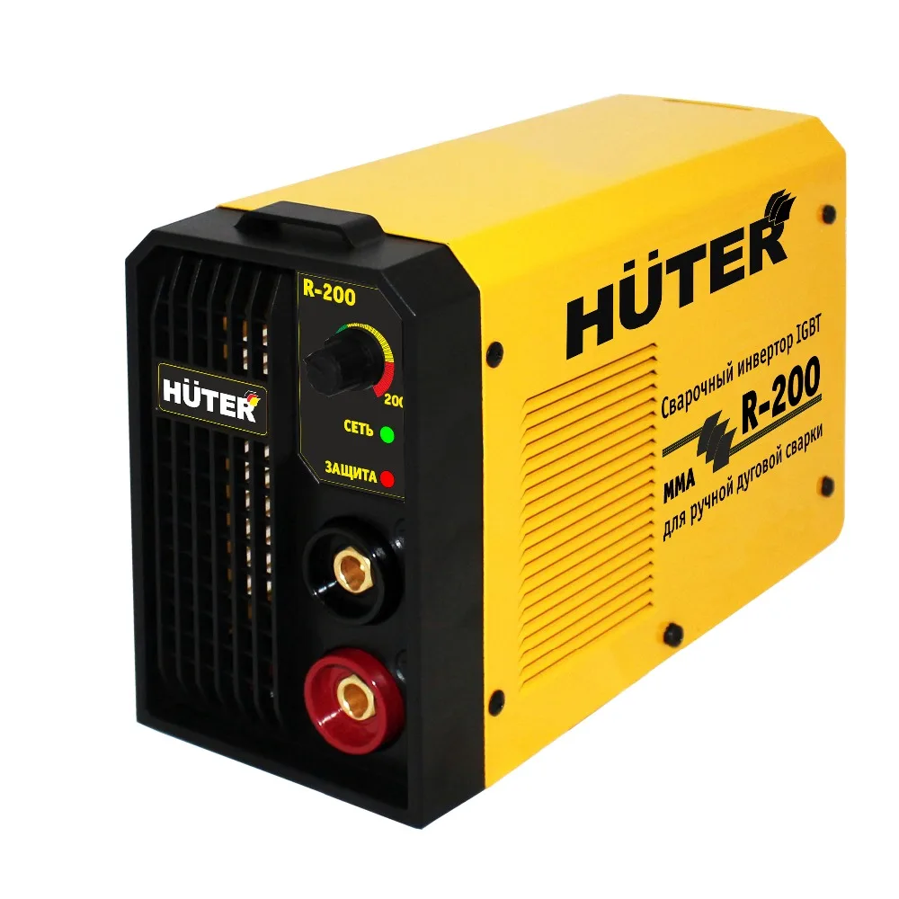 Huter R-200 High Quality Wave Pulse Inverter Welder Portable Welding Machine 140-260V Ship from Russia | Инструменты
