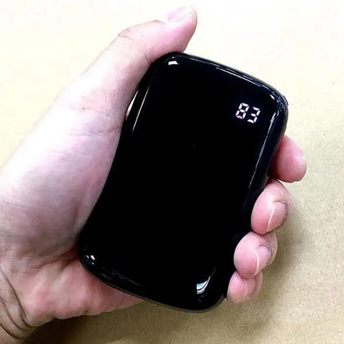 Мини Портативный внешний аккумулятор чехол 3*18650 с кабелем lcd цифровой дисплей