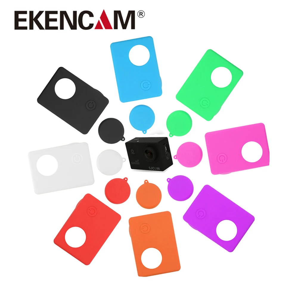 Eken CAM силиконовый чехол, мягкий протектор для eken H9 H9R W9S для SJ4000 wifi SJ5000 SJ7000 SJ9000 eken H9 H9rSJ4000 аксессуары