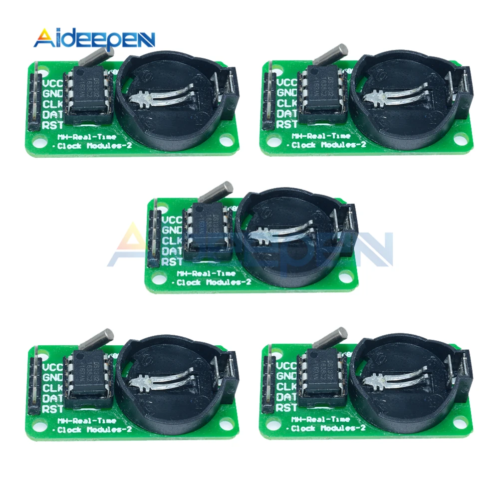 Плата разработки RTC DS1302 для реального времени 5 шт. модуль часов UNO MEGA AVR ARM PIC SMD arduino