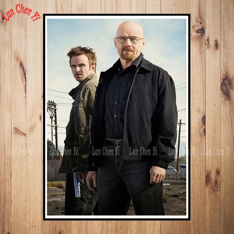 Серебристый Breaking Bad бумага с покрытием Плакат Бар Кафе Винтаж Высокое качество печати рисунок ядро декоративная живопись - Цвет: Серебристый