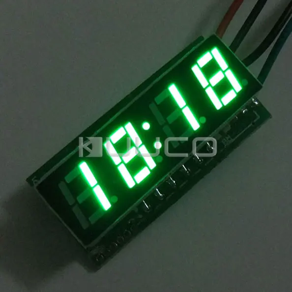 Автомобильные часы 24 часа дисплей светодиодный цифровые часы/экранный