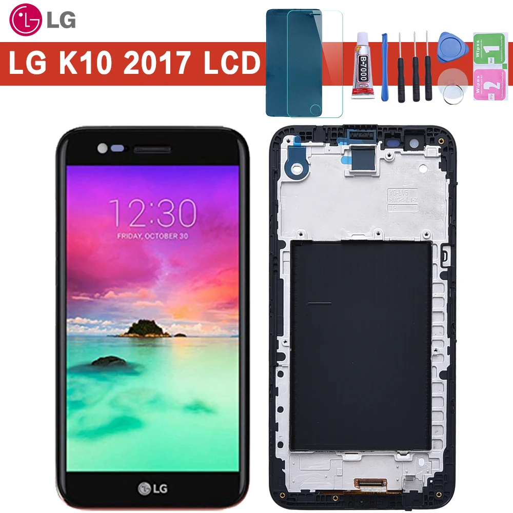 5 3 ''гарантия 1280x720 дисплей для LG K10 2017 ЖК с сенсорным экраном дигитайзер M250 M250N